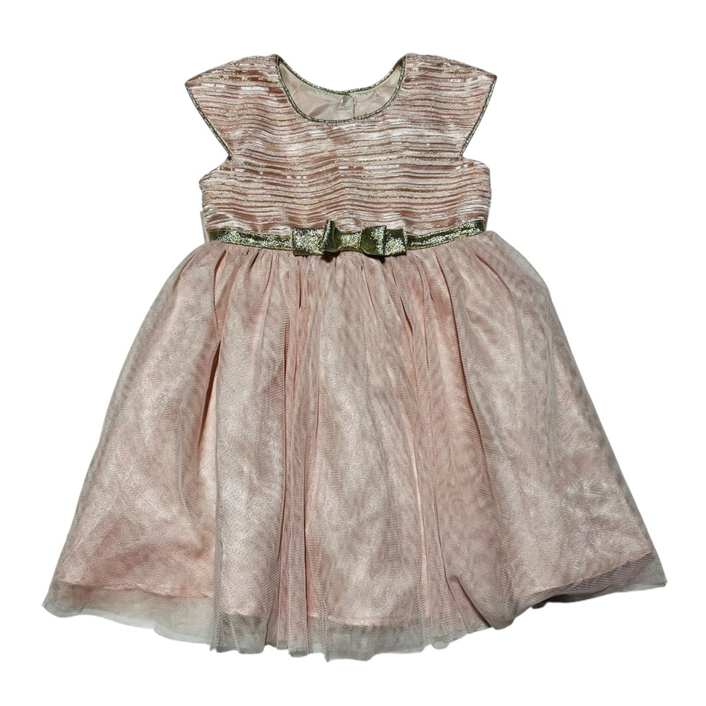 Jona Michelle Pink and Gold Formal Dress‎